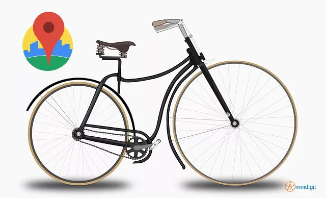google maps bike time